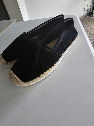 Karl Lagerfeld Paris Espadrilles Loafers 9M Women Black Comfort Shoes New - Picture 12 of 16