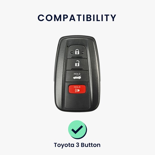 Funda protectora de silicona para llave de coche Toyota con 3 Botones RAV4 CHR - Imagen 6 de 8