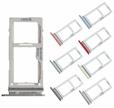 Dual Sim Card Holder Tray Slot for Galaxy S8 S9 S10 S20 Plus Ultra