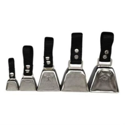 Warner Sporting Dog Pet Collar Cow Bell with leather loop