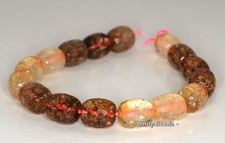 12X10MM MIX QUARTZ GEMSTONE FACETED BARREL DRUM LOOSE BEADS 7.5inch