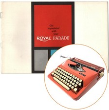 ORIGINAL Royal Parade Typewriter Instruction User Portable Vtg Antique User thumbnail