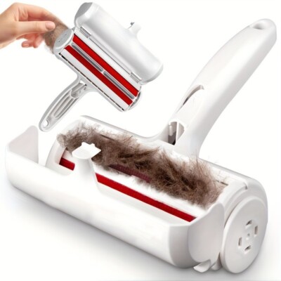 Reusable Pet Hair Remover Roller for Sofa Carpet Clothes and Car Seats Cleaning