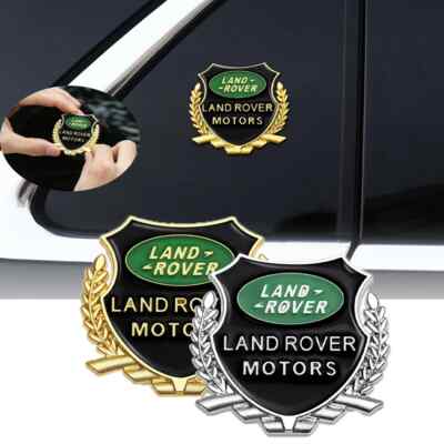 3D Metal Car Emblem Side Trunk Door Window Stickers Decor Decals For Land Rover