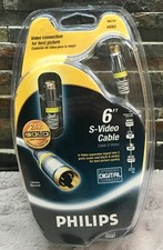 New Phillips S-Video Cable M62791 24K Gold Pl...