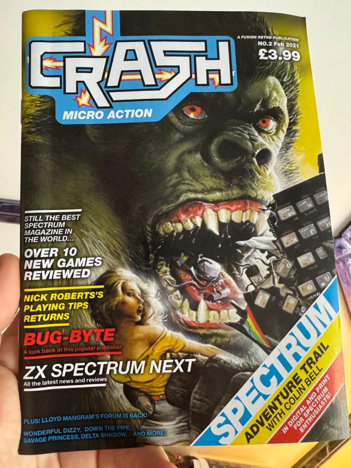 CRASH magazine - Issue #2 - brand new - Sinclair Spectrum