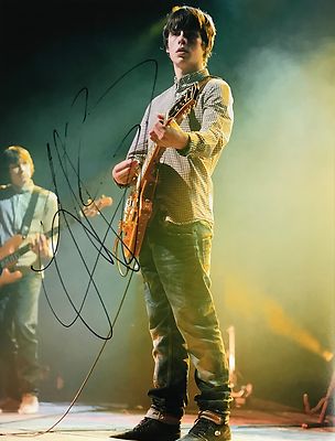 Jake Bugg Hand Signed 16x12 Photo Lightning Bolt, Two Fingers 2.