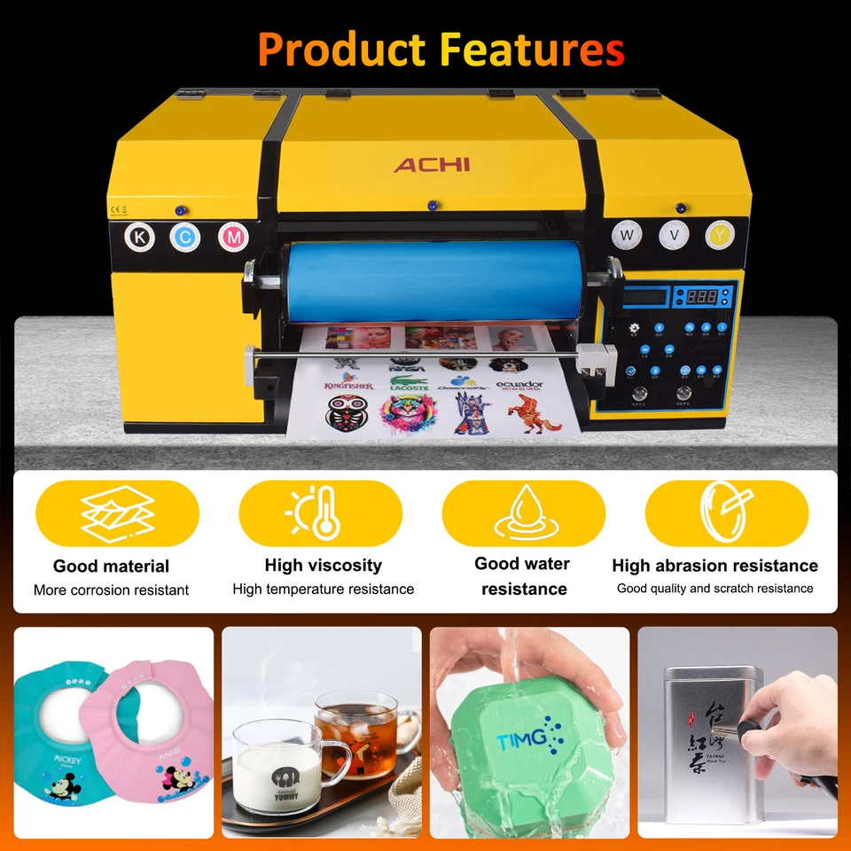 🔥A3 UV DTF Sticker Printer Double XP600 Head Transfer Sticker Printing AB Film - Bild 3 von 4