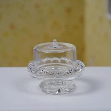 Dollhouse Miniature 1/12 Scale kitchen Glass Dessert Fruit Tray Accessories