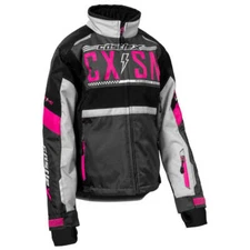 Castle X Strike G4 Women's Snowmobile Jacket - Pink Glo/Silver