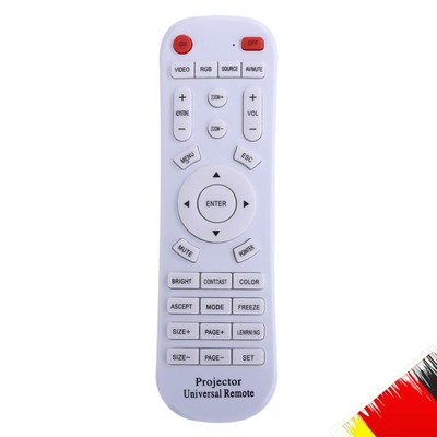 2Pcs Multifunctional Projector Universal Remote Control Replacement