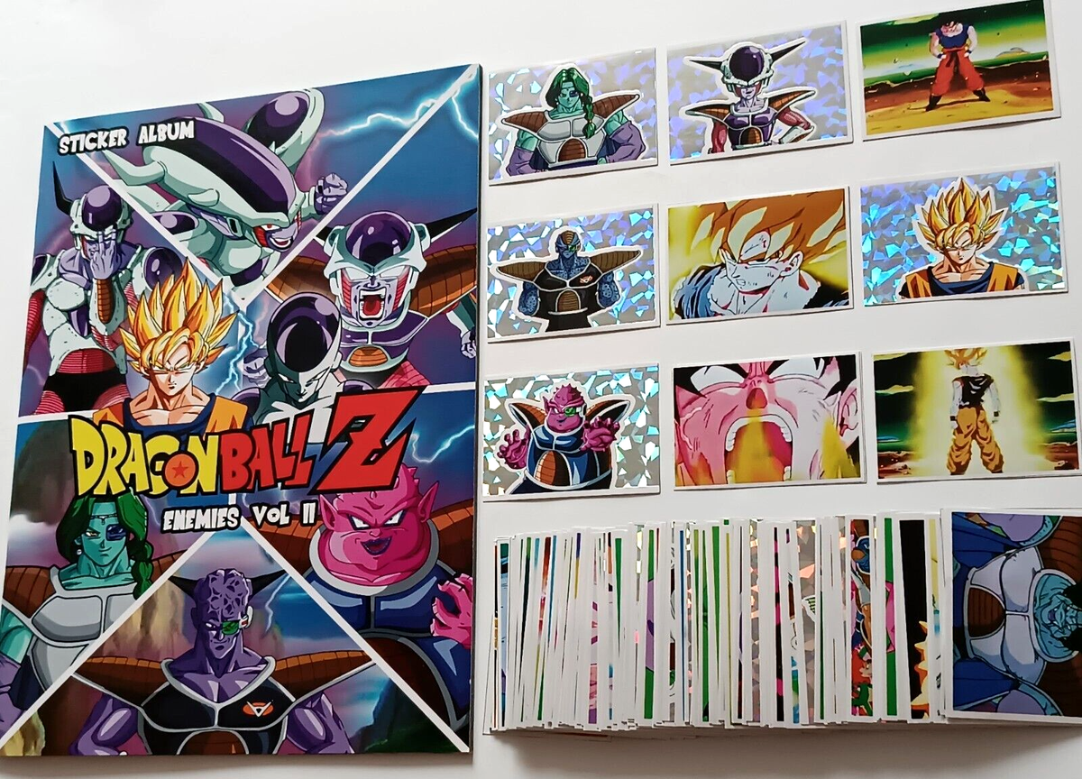 ALBUM DRAGON BALL Z ENEMIES Vol. II - Sticker Full Set 200/200