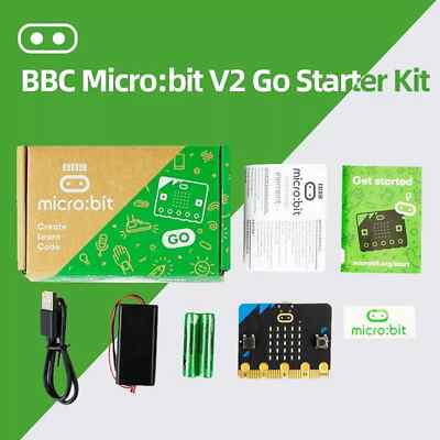 BBC micro:bit V2 Go Starter Kit - Stm Compatible - Versatile