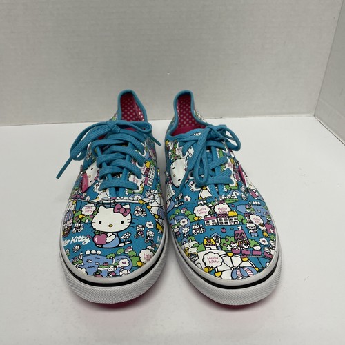 Blue Canvas Shoes Size 8.5 Excellent 