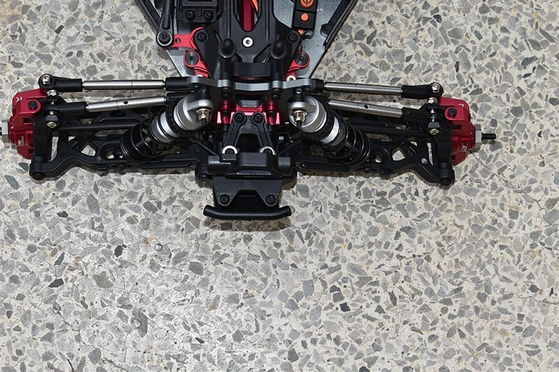 Junta universal CVD de acero endurecido delantero/trasero para tenacidad de ranura láser LOSI 1/10 EE. UU. Foto 3 de 4