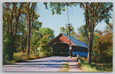 VT Covered Bridge Route 122 Passumpsic River Lyndonville Vermont ...