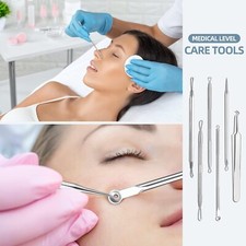 JPNK Blackhead and Zit Remover Tools 8 PCS Extractor Acne Kit for Blemish NEW