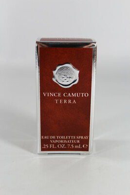VINCE CAMUTO TERRA  fragrance men travel size .25 fl oz
