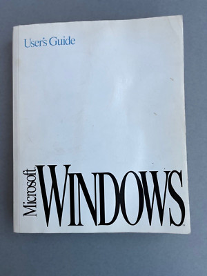 Vintage Microsoft Windows 3.1 Users Guide, 1991, 650 Seiten Handbuch, sauber, brauchbar