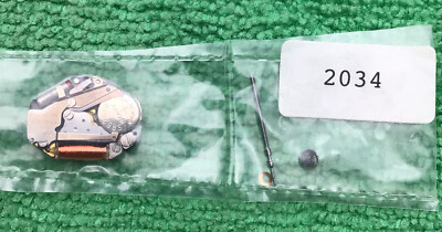 Genuine Miyota 2034 Watch Movement Japan 2 Hands, NOS