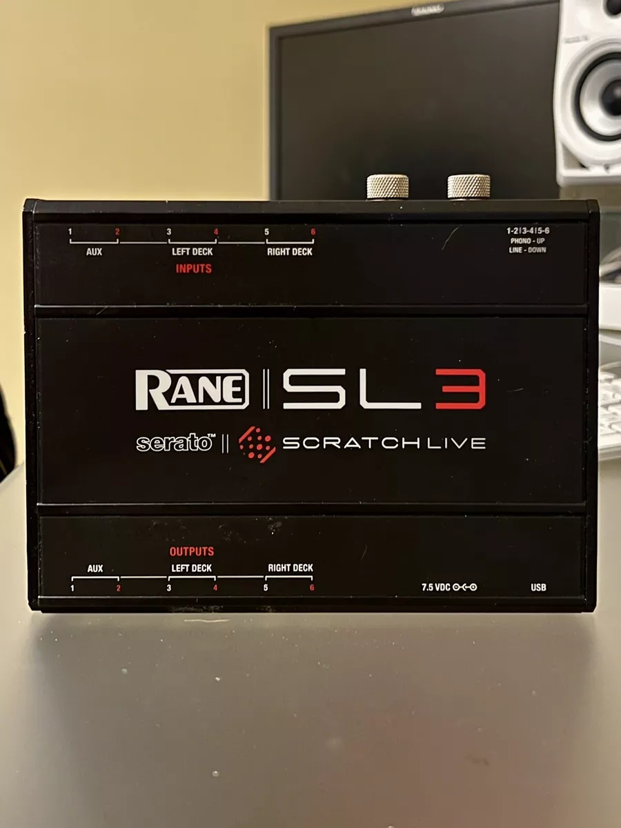 Used Rane SL3 Scratch Live Serato DJ interface DVS | eBay