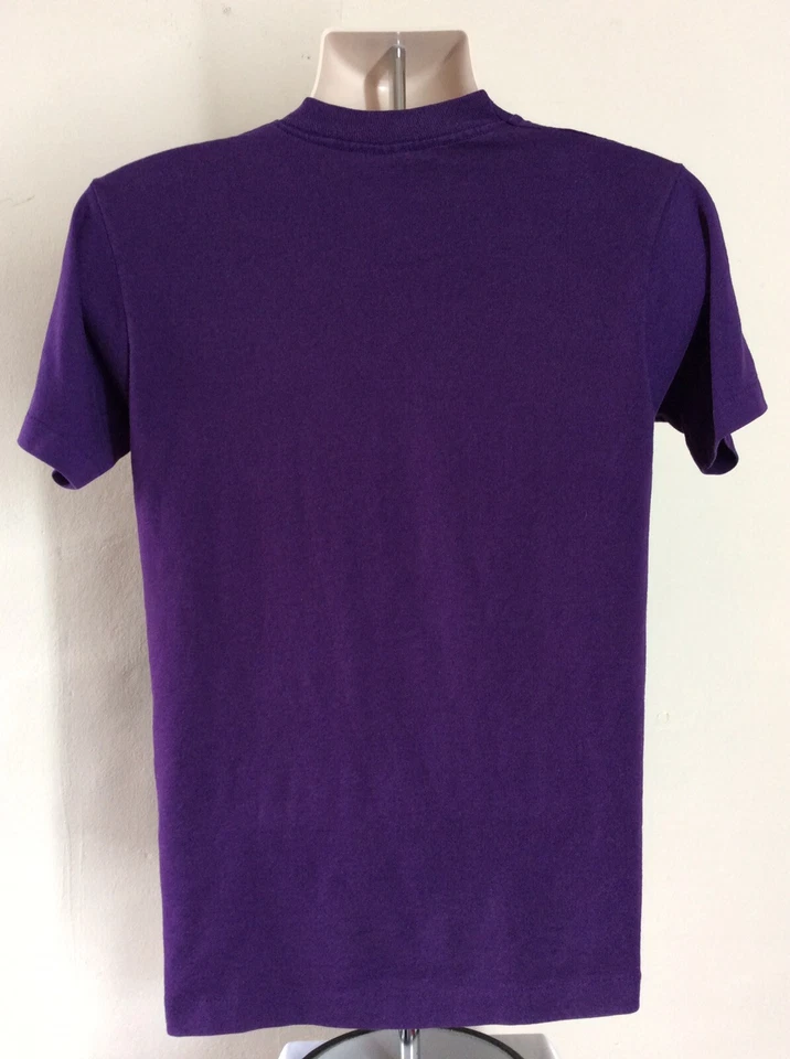 Camiseta De Colección Años 80 Principios 90 Pantalla Estrellas Lisa Púrpura M En Blanco 50/50 Hecha en EE. UU. Foto 3 de 4