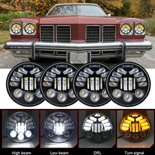 4pcs 5.75 5-34 Projector Led Headlights For For 1965-1975 Oldsmobile Delta 88