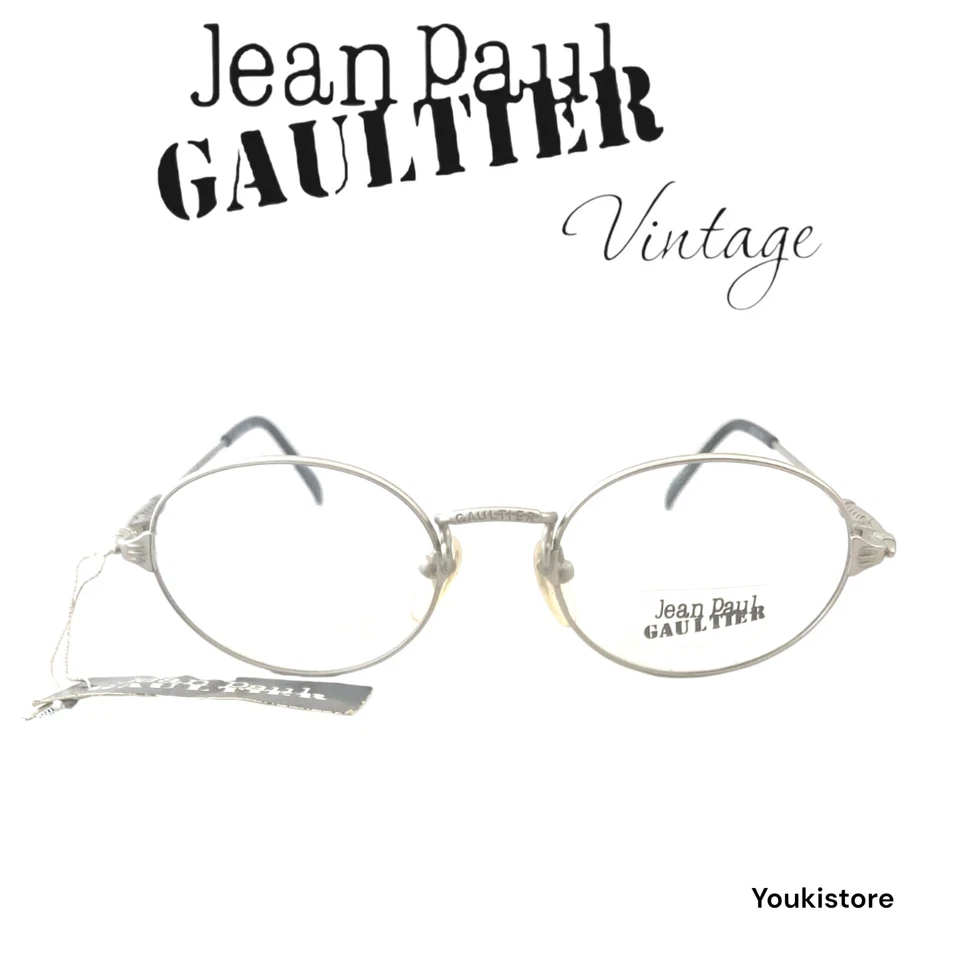 JEAN PAUL GAULTIER occhiali da vista 55-6108 RARE eyewear VINTAGE 90s M.in JAPAN - Immagine 4 di 4