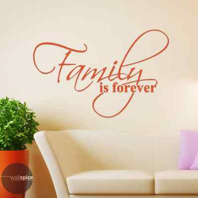 Family Is Forever Vinyl Wall Decal Sticker