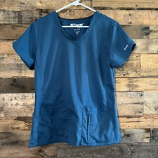 Grey's Anatomy by Barco Cora Women's Medium 4-Pocket Crossover V-Neck Scrub Top