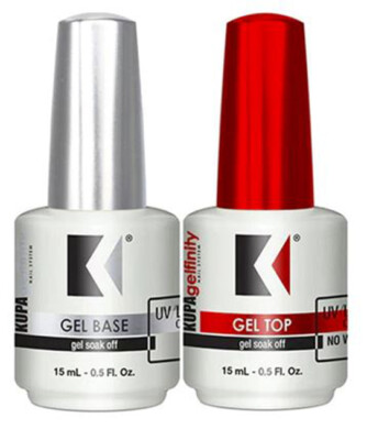 Kupa GelFinity Gel Base & Topcoat DUO Pack - K00226