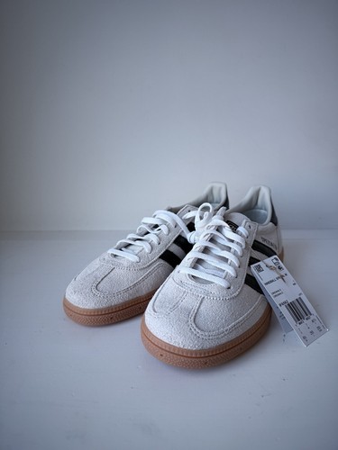 adidas Handball Spezial Women’s Size 8.5 Aluminium Black Gum W 100% Suede - Picture 2 of 9