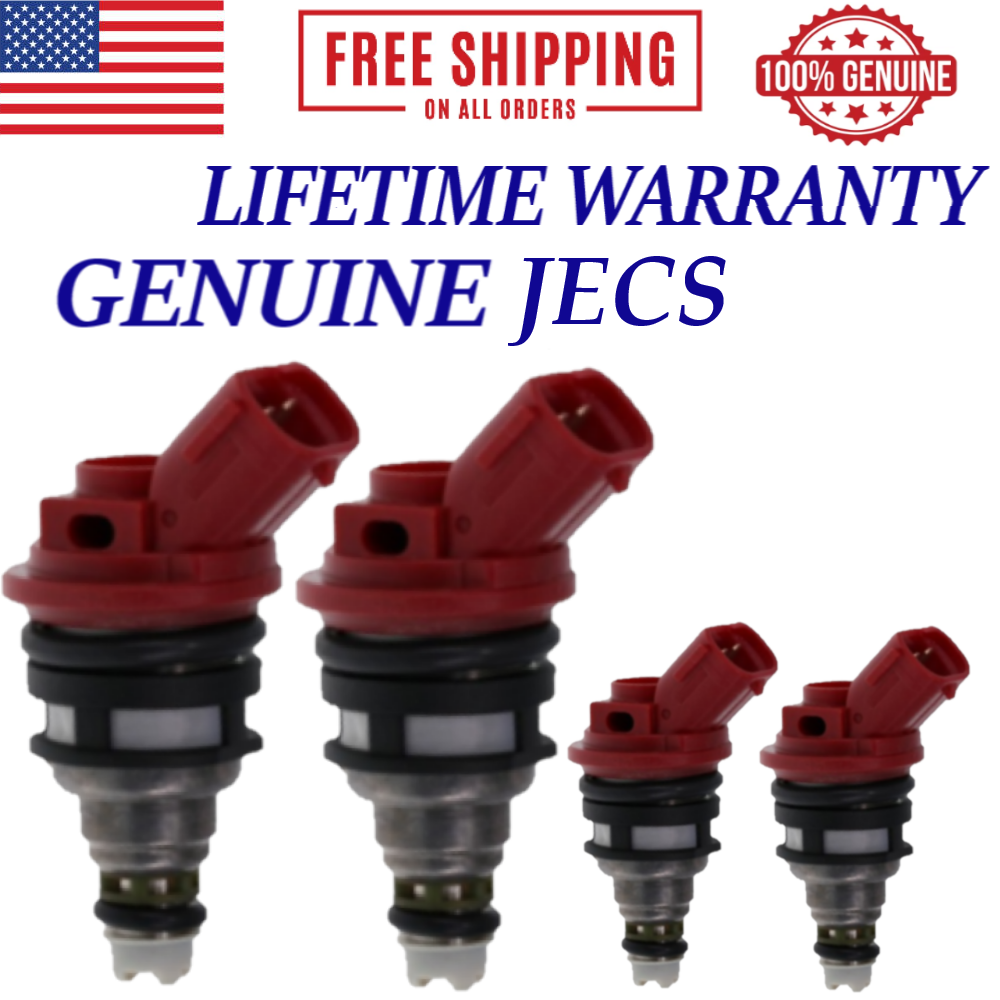 NEW x4 GENUINE JECS FUEL INJECTOR FOR 1993-1996 Nissan 300ZX 3.0L