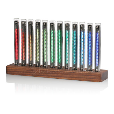 Retro RGB LED Music Spectrum MIC Sound Level Indicator Home Decor Christmas Gift