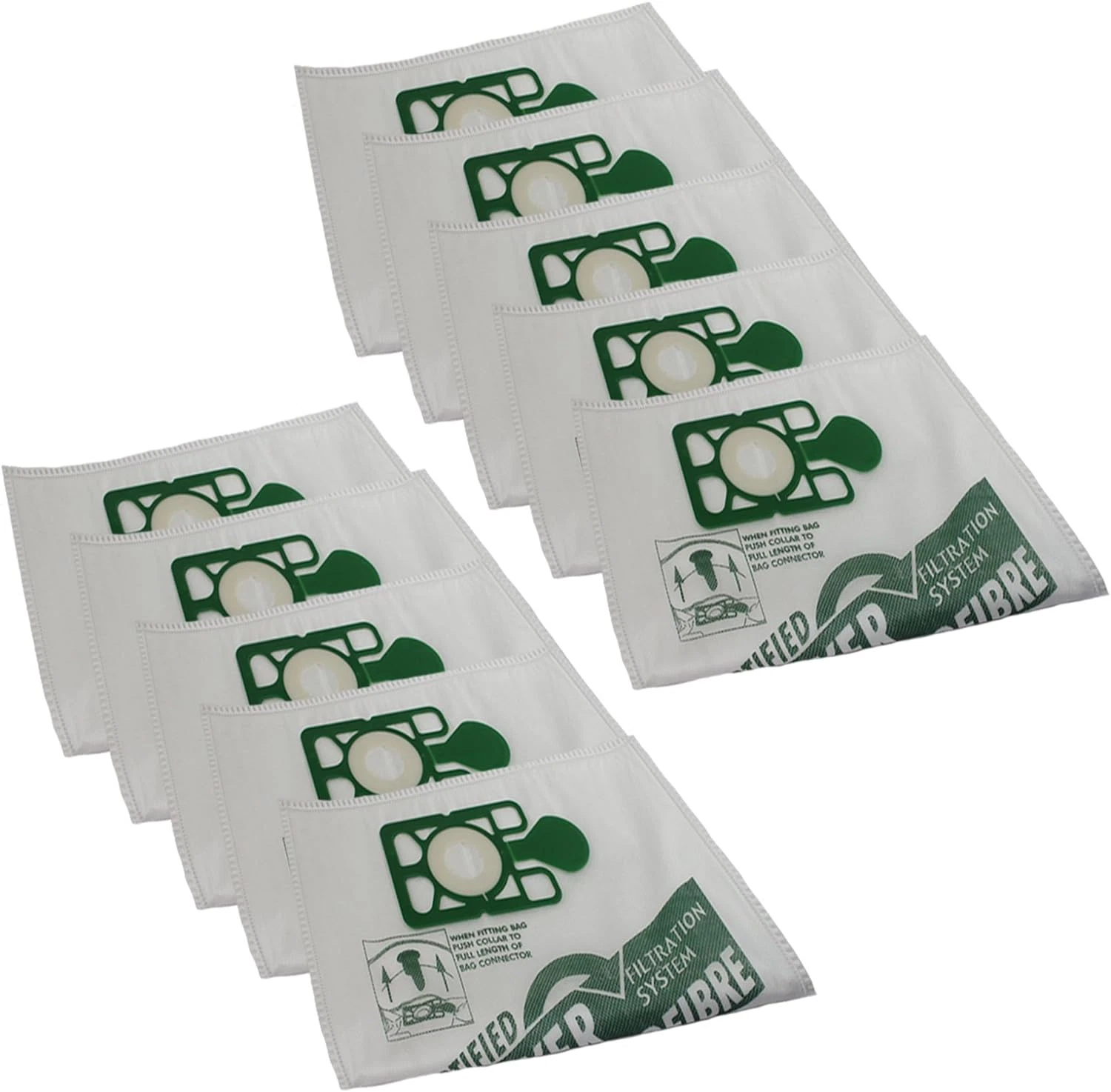 Microfiber Vacuum Dust Bags Designed to Fit Numatic Henry Hetty Basil James - Thumbnail 3