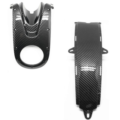 Carbon Fiber Tank Ignition Cover & Center Fairing For Ducati 795 696 796 1100