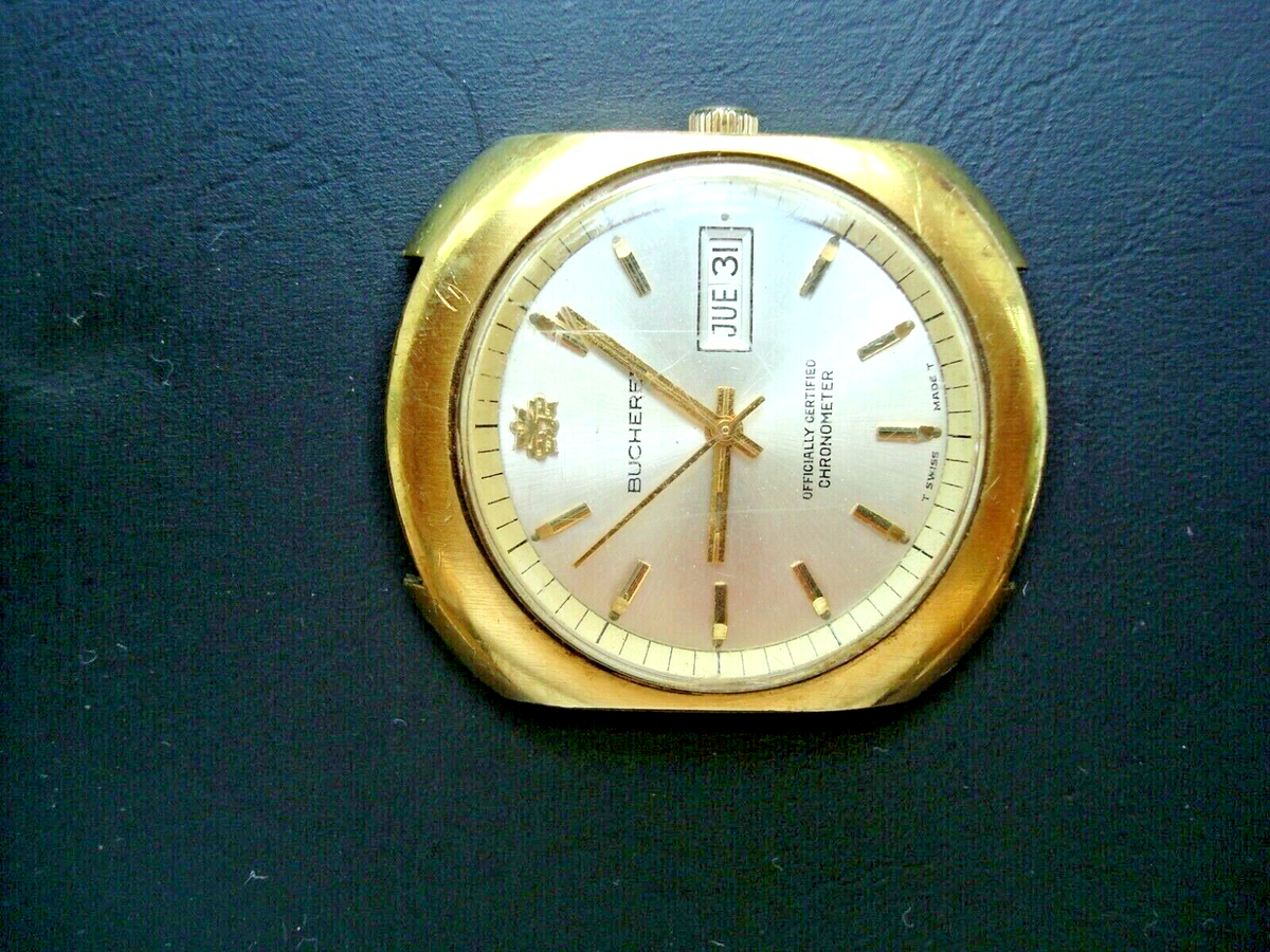 BUCHERER CHRONOMETER Officially Certified MENS AUTOMATIC WATCH 21j