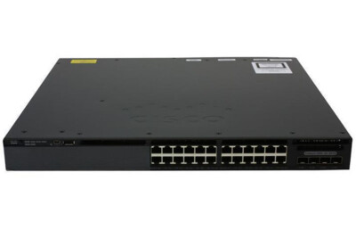 CISCO - WS-C3650-24PD-S - Cisco Catalyst 3650 24 Port PoE 2x10G Uplink IP Base
