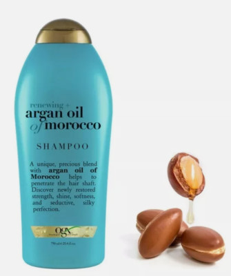 Renewing + Argan Oil of Morocco Shampoo & Conditioner, 25.4 Fl Oz 2 Count 