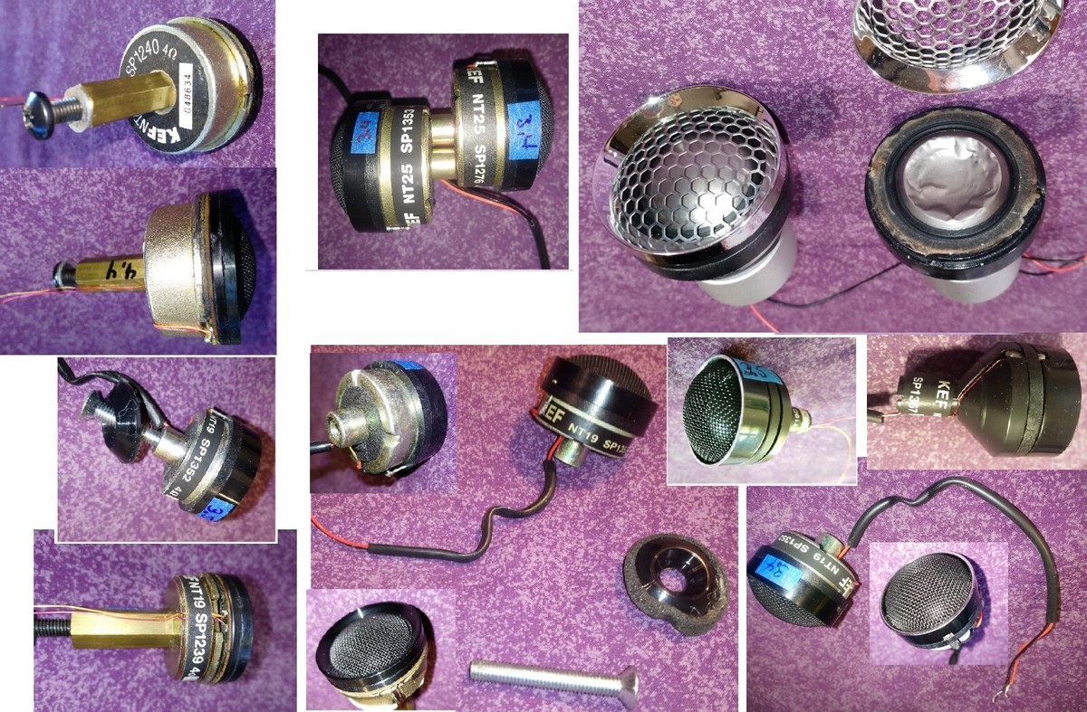 KEF Uni-Q Tweeter Dome Voice Coil Rebuild Servicing RESTORE | eBay