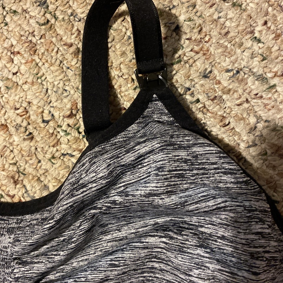 Motherhood Maternity Seamless Nursing Bra Black Heather Women’s XL eBay