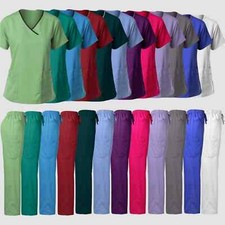 Hospital Uniform Wholesale Tops and Pants Medical Women Nursing Scrubs Uniforms