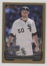 2012 Bowman Gold Border John Danks #25 0c4