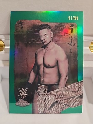 2025 Topps Chrome WWE X Cactus Jack - Rodeo Rebels The Miz  Green Refractor /99