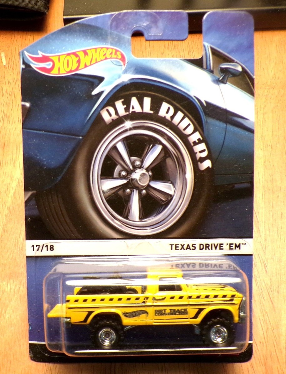 Hot Wheels Real Riders Texas Drive'em Ford 4x4 Pickup Truck