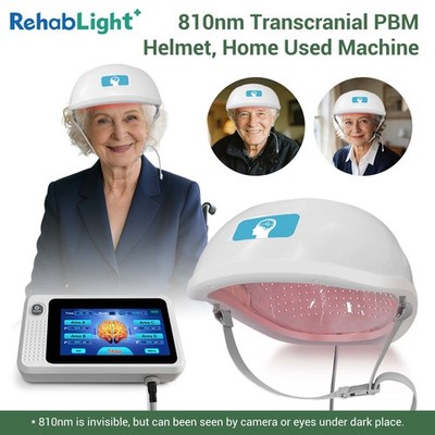 810nm NIR Brain Helmet 10 Preset Touchscreen Mental Health Multiple Sclerosis