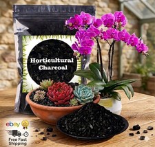 Premium Horticultural Charcoal Organic Soil Amendment Terrarium Orchids Drainage