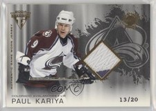 2003-04 Pacific Private Stock Titanium Variation 13/20 Paul Kariya Patch HOF 0c3