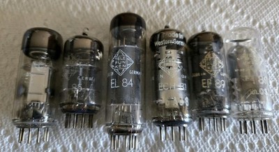 TELEFUNKEN MIXED TUBES LOT EL84 EL85 EL81 EL89 M80 Plus 1