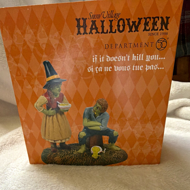 Department 56 Snow Village Halloween Witch Figurine, Boxed